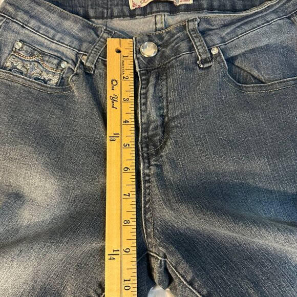 One 5 One Jeans Size 6 Inseam 23 inches Bling - Picture 6 of 11